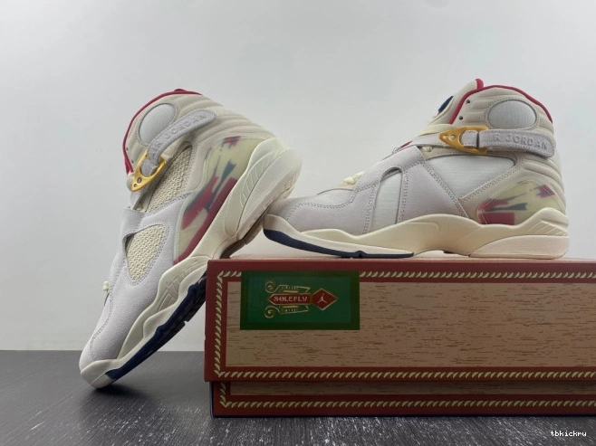 Reps TBkick FJ2850-107 Special SoleFly Su and (Friends Family Jordan Box) Retro 8 Casa Casa Mi Es 0728